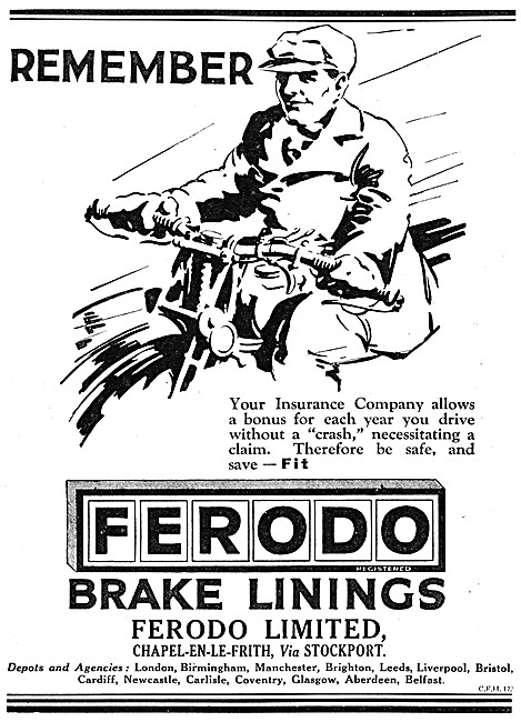 Ferodo Motor Cycle Brake Linings                                 