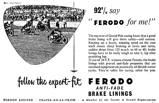 Ferodo Motor Cycle Brake Linings                                 