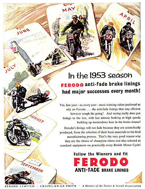 Ferodo Motorcycle Brake Linings                                  