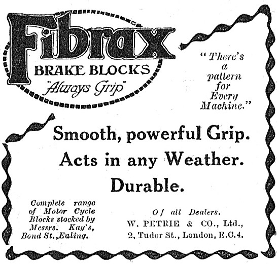 Fibrax Brake Linings - Fibrax Brake Blocks                       