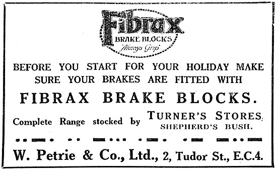 Fibrax Motor Cycle Brake Blocks                                  