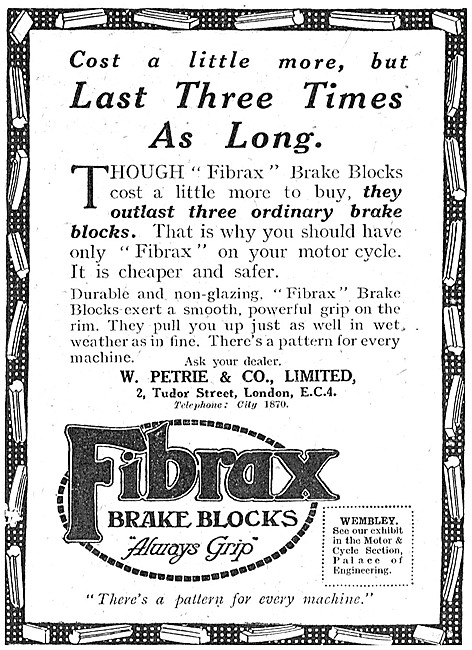 Fibrax Brake Blocks                                              