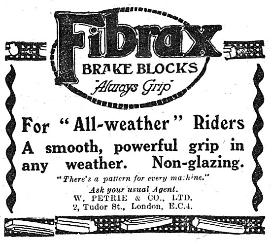 Fibrax Brake Linings - Fibrax Motor Cycle Brake Blocks           