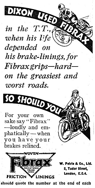 Fibrax Brake Linings - Fibrax Friction Linings                   