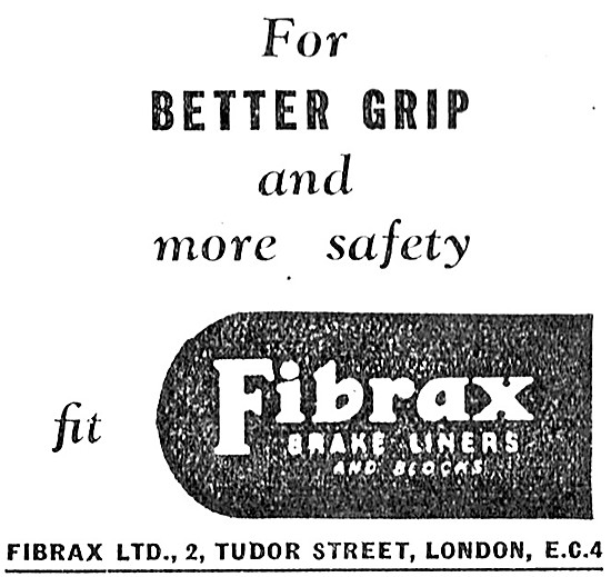 Fibrax Brake Linings & Blocks                                    