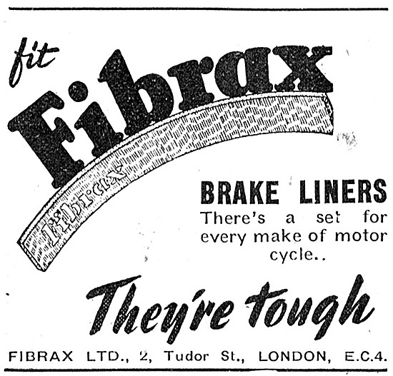 Fibrax Brake Liners                                              