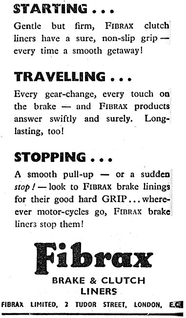 Fibrax Brake & Clutch Liners                                     