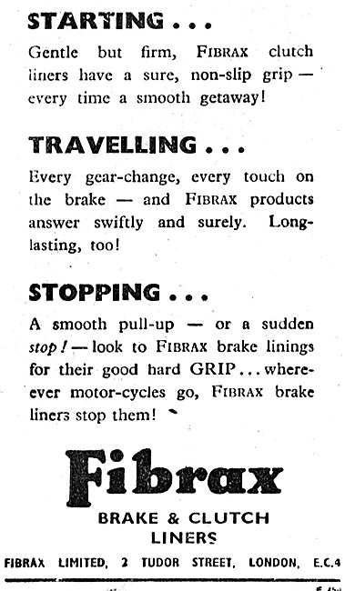 Fibrax Brake Linings - Fibrax Clutch Liners                      