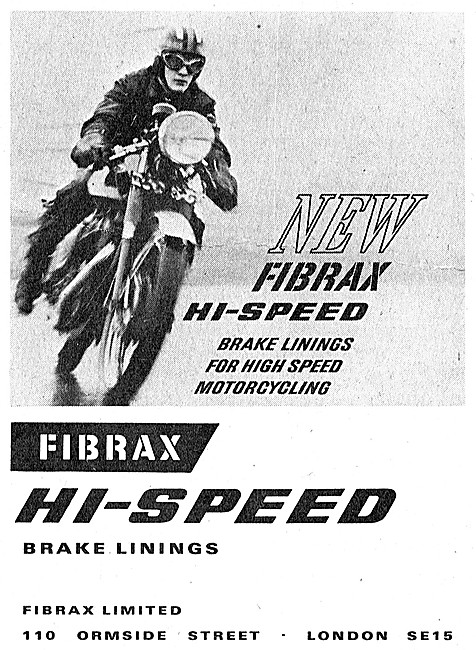 Fibrax Hi-Speed Brake Linings                                    