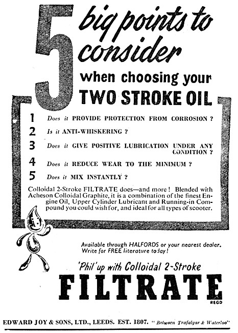 Filtrate Two Stroke Oil                                          