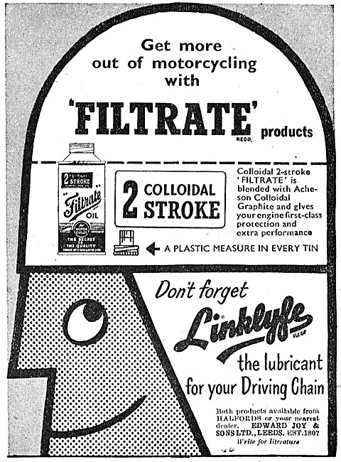 Filtrate Colloidal 2-Stroke Oils - Linklyfe Drive Chain Lubricant