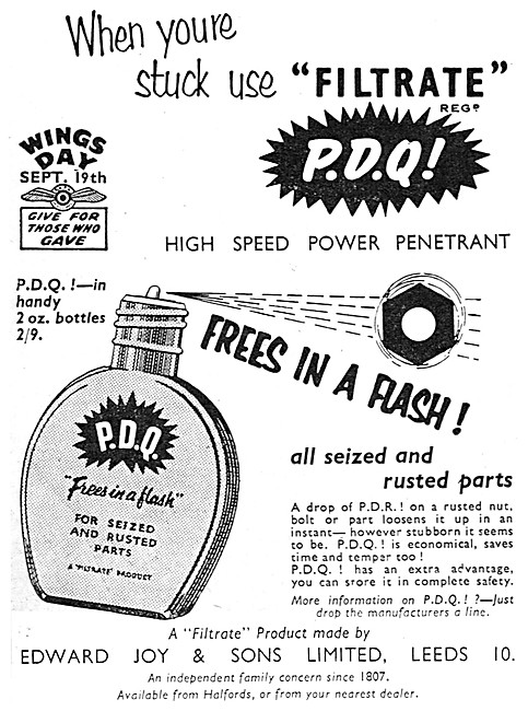 Filtrate PDQ Rust Remover - PDQ Penetrating Oil                  