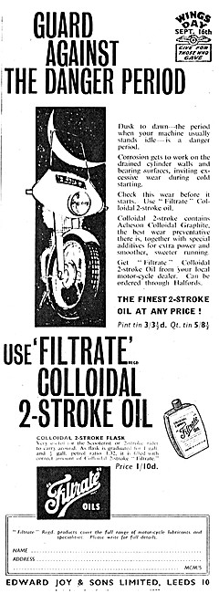 Filtrate Colloidal Oils - Filtrate Two-Stroke Oil Supplement     