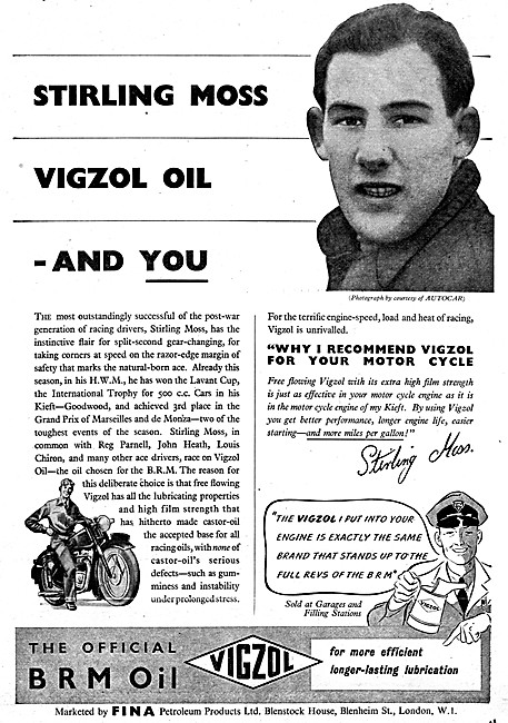 Fina Vigzol Motor Oil                                            