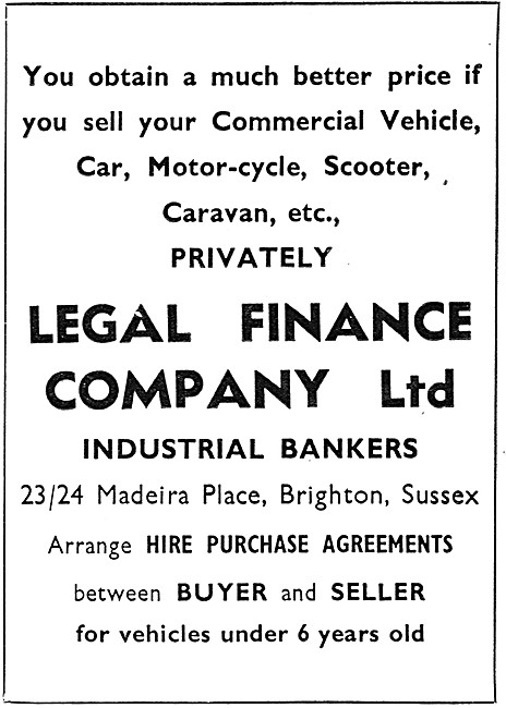 Legal Finance Company Industrial Bankers 1961 Advert             