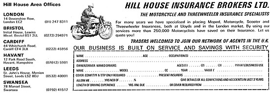 Hill House Motorcycle Insurance Brokers                          