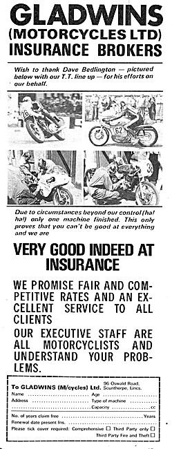 Gladwins Motorcycle Insurance Brokers                            