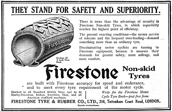 Firestone Motor Cycle Tyres                                      