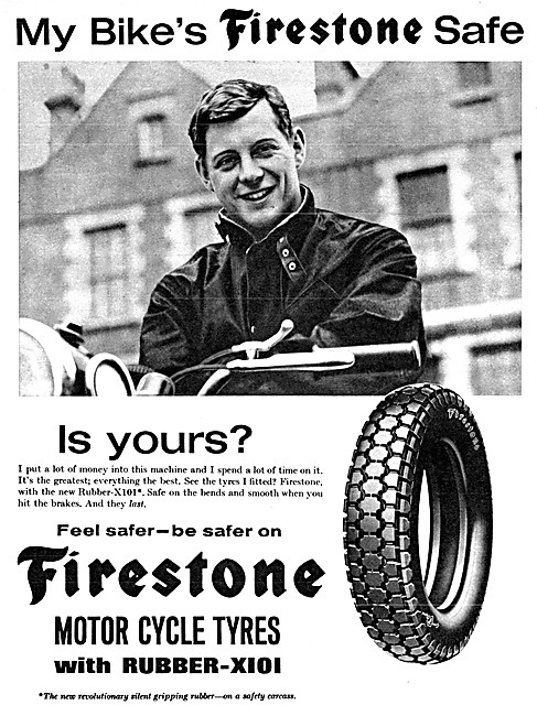 Firestone Motor Cycle Tyres With Rubber X101                     