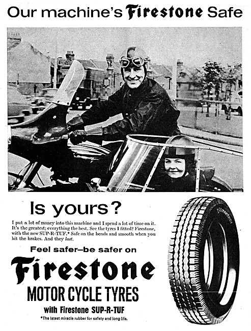 Firestone Motor Cycle Tyres With SUP-R-TUF                       