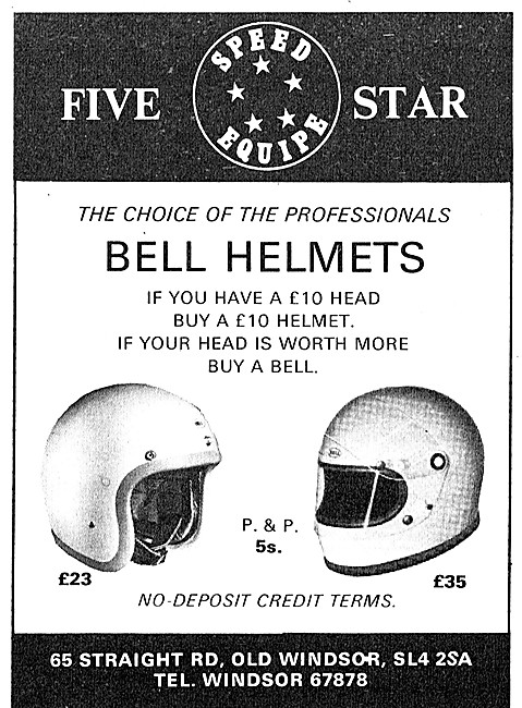 Five Star Equipe Bell Helmets                                    