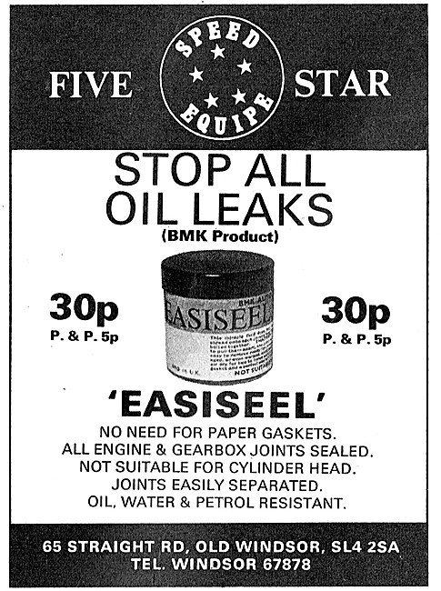 Five Star Equipe Easiseel Oil Leak Preventer                     
