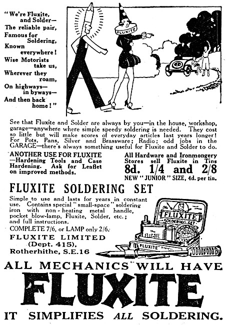 Fluxite Solder & Soldering Accessories                           