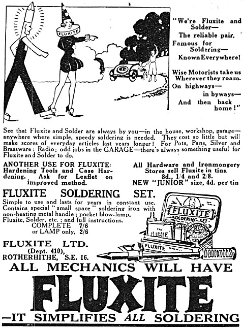 Fluxite Solder & Soldering Accessories                           