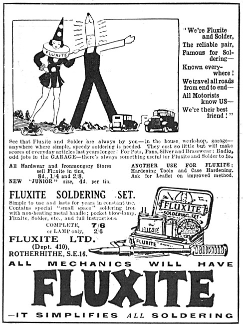 Fluxite Solder & Soldering Accessories                           