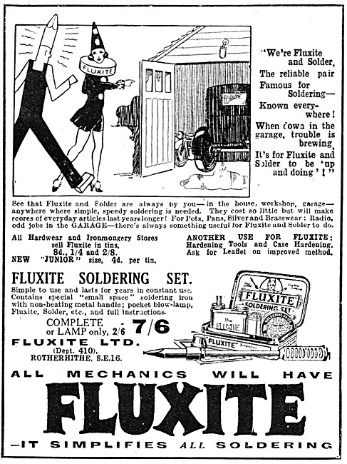 Fluxite Solder & Soldering Accessories                           