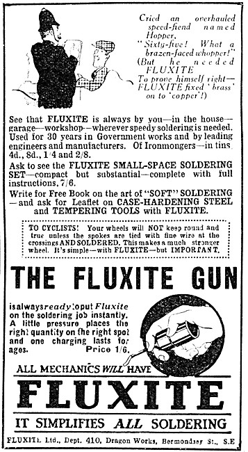 Fluxite Solder & Soldering Accessories                           