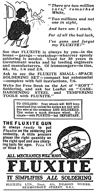 Fluxite Solder & Soldering Accessories                           
