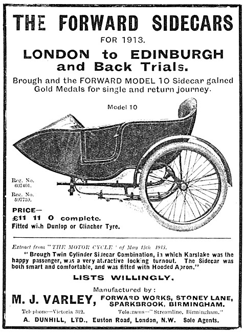 1913 Forward Model 10 Sidecar                                    