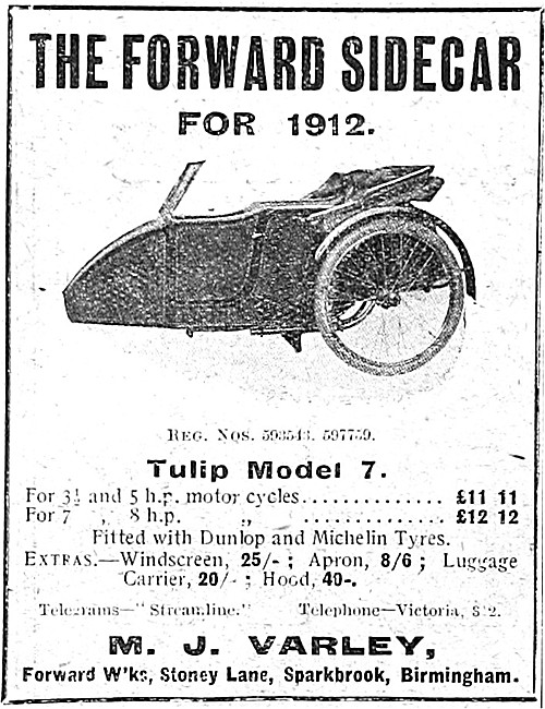Forward Tulip Model 7 Sidecar                                    