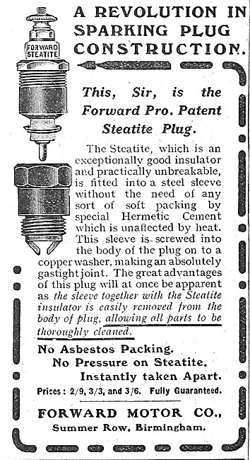 Forward Pro Patent Steatite Spark Plug                           