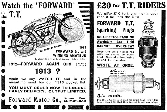 1913 Forward Motor Cycles                                        