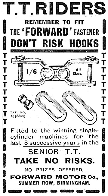 Forward Belt Fasteners                                           