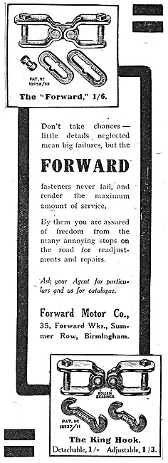 Forward Motor Cycle Parts - Forward Belt Fasteners               
