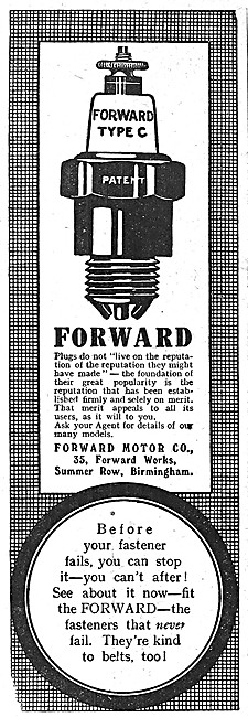 Forward Type C Spark Plug 1917                                   