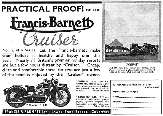 Francis-Barnett Cruiser J.45 250cc                               
