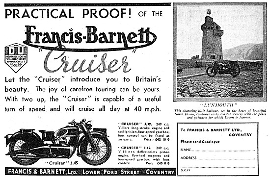 Francis-Barnett Cruiser 1939                                     