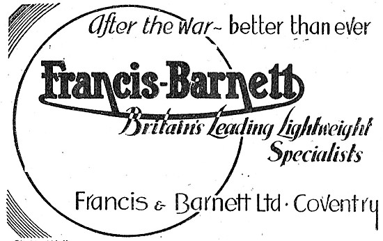 Francis-Barnett Motor Cycles                                     