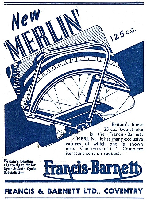 Francis-Barnett Merlin 125 cc                                    