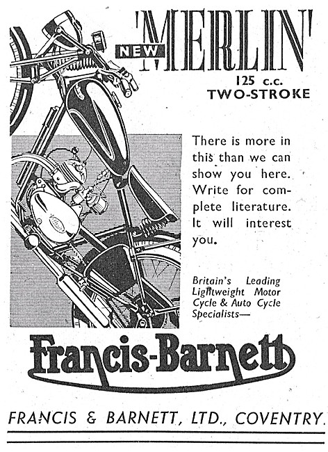 Francis-Barnett Merlin 1948                                      