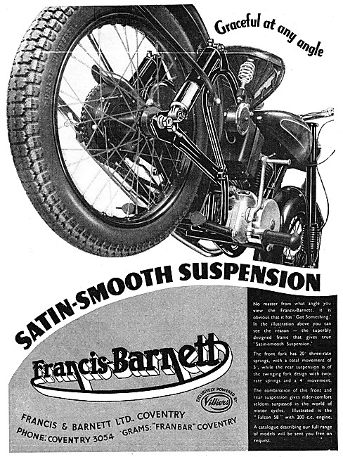Francis-Barnett Falcon 200 cc                                    