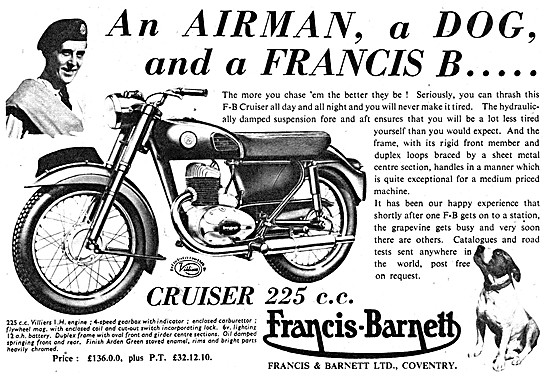 Francis-Barnett Cruiser 225 cc                                   