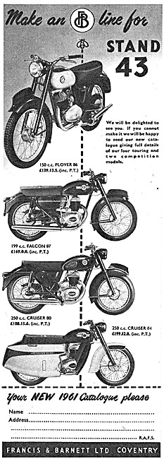 Francis-Barnett Plover 86 150 cc - Francis Barnett Cruiser 84    