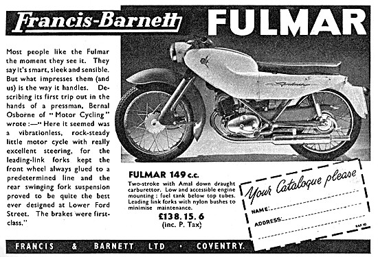 Francis-Barnett Fulmar 149 cc                                    
