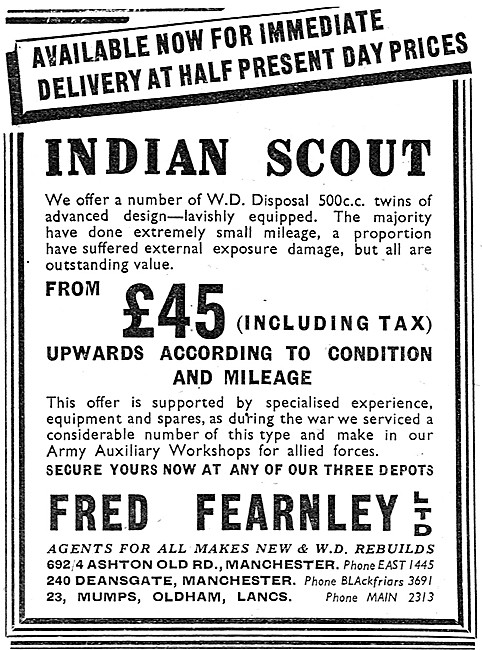 Fred Fearnley Motorcycles Sales & Service                        