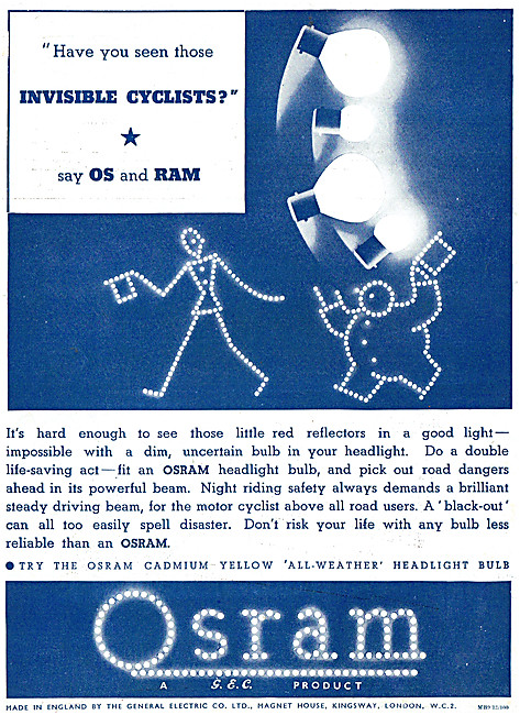 G.E.C. Osram Light Bulbs                                         